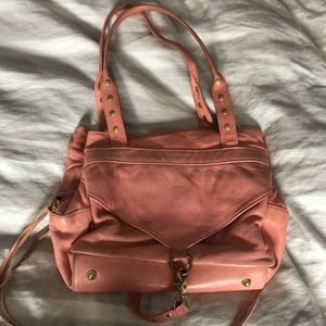 Botkier rose leather shoulder bag